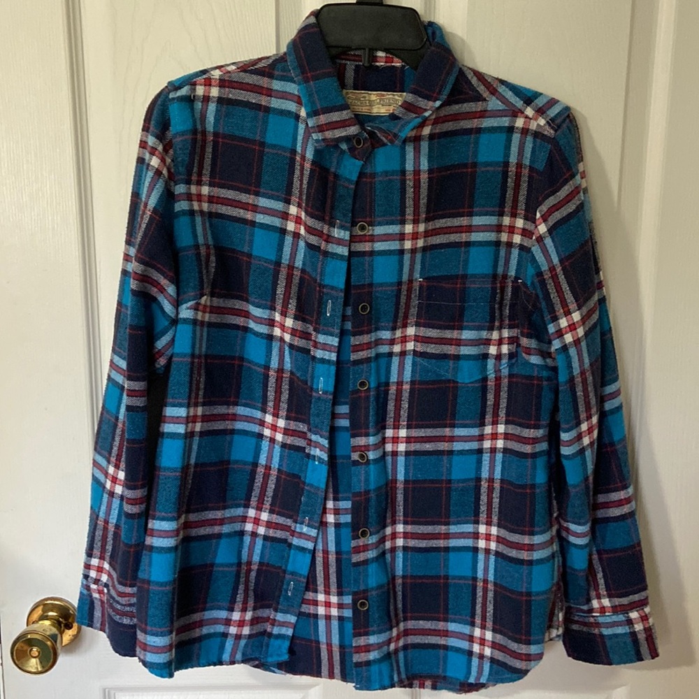 Pocket flannel shirt